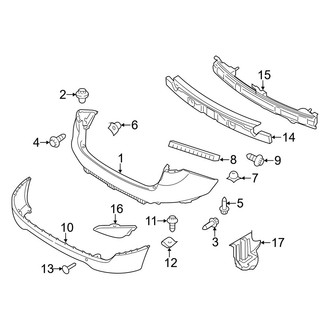 Hyundai OE - Rear Bumper - Bumper & Components