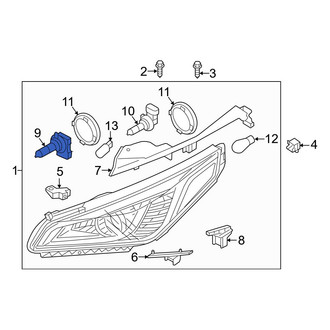 Hyundai OE - Front Headlight Bulb