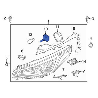 Hyundai OE - Front Headlight Bulb