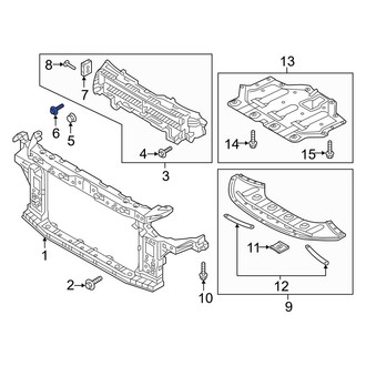 Hyundai OE - Bumper Cover Screw
