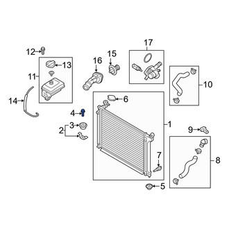 Hyundai OE - Engine Cooling Fan Shroud Bolt