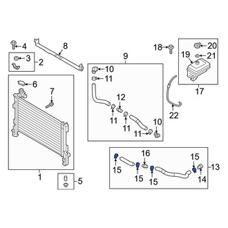 Hyundai OE - Upper Radiator Hose Clamp