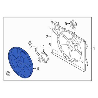 Hyundai OE - Engine Cooling Fan Blade