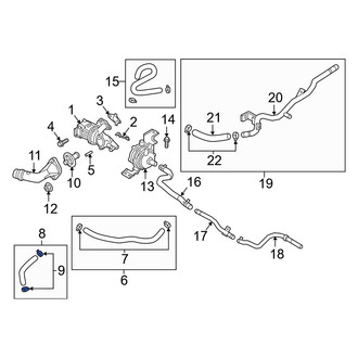 Hyundai OE - Upper PCV Valve Hose Clamp