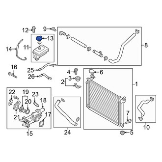 Hyundai OE - Engine Coolant Reservoir Cap