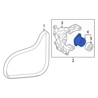 Hyundai OE - Accessory Drive Belt Tensioner Assembly