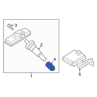 Hyundai OE - Tire Pressure Monitoring System (TPMS) Valve Stem Cap