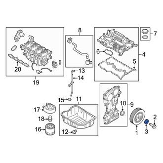 Hyundai OE - Engine Harmonic Balancer Washer