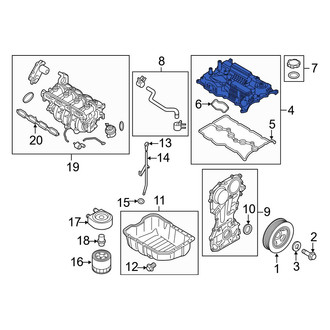 Hyundai OE - Engine Valve Cover