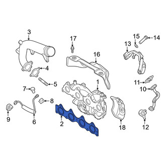 Hyundai OE - Exhaust Manifold Gasket