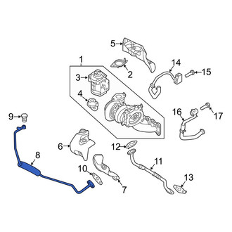 Hyundai OE - Turbocharger Oil Line