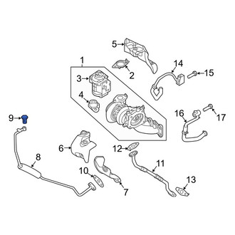 Hyundai OE - Turbocharger Oil Line Bolt