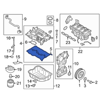 Hyundai OE - Engine Valve Cover Gasket