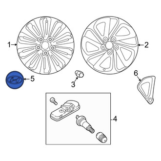 Hyundai OE - Wheel Cap