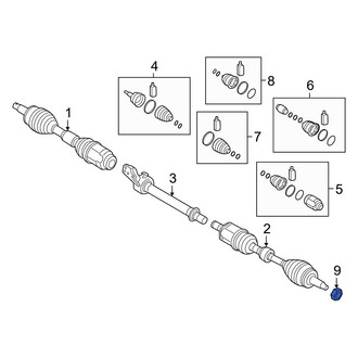 Hyundai OE - Front CV Joint Nut