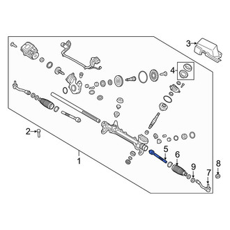Hyundai OE - Left Outer Steering Tie Rod End