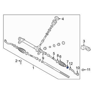 Hyundai OE - Outer Rack and Pinion Bellows Clamp