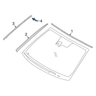 Hyundai OE - Windshield Molding Rivet