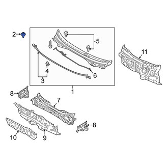 Hyundai OE - Hood Seal Clip