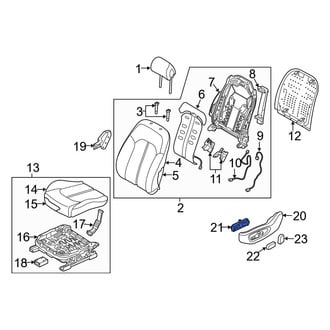 Hyundai OE - Front Left Seat Switch Panel