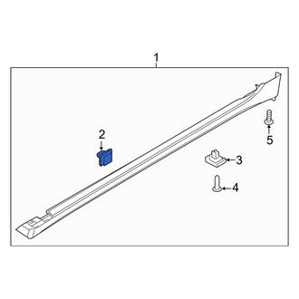 Hyundai OE - Upper Rocker Panel Molding Clip