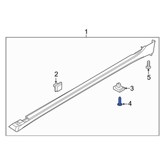 Hyundai OE - Rocker Panel Molding Screw