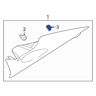 Hyundai OE - Quarter Panel Trim Panel Clip