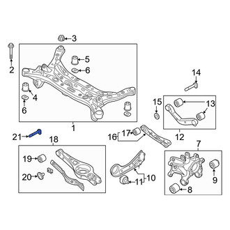 Hyundai OE - Rear Alignment Camber Adjusting Eccentric