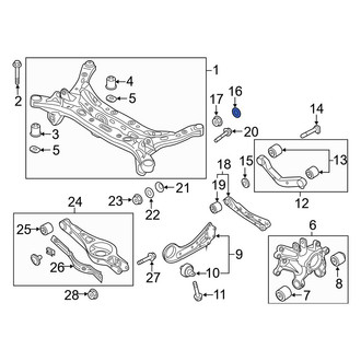 Hyundai OE - Rear Lower Inner Suspension Control Arm Washer