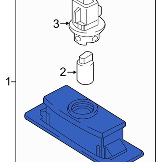 Hyundai OE - Rear Right License Plate Light Assembly