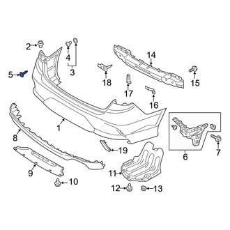 Hyundai OE - Bumper Cover Screw