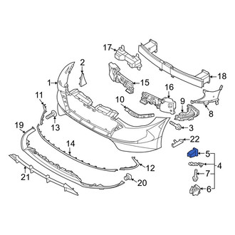 Hyundai OE - Bumper Cover Retainer