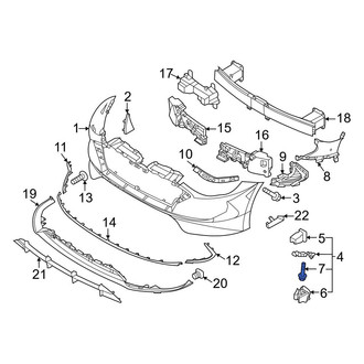 Hyundai OE - Bumper Cover Screw