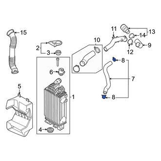 Hyundai OE - Exhaust Gas Recirculation (EGR) Tube Clamp