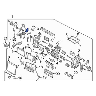 Hyundai OE - HVAC Blend Door Actuator
