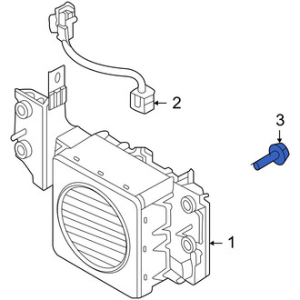 Hyundai OE - Intercooler Bolt