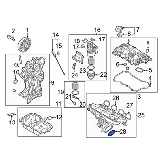 Hyundai OE - Fuel Injection Throttle Body Mounting Gasket