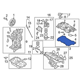 Hyundai OE - Engine Valve Cover Gasket