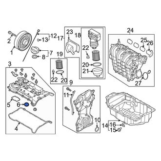Hyundai OE - Engine Valve Cover Washer Seal