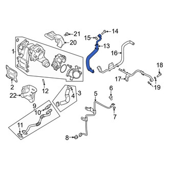 Hyundai OE - Turbocharger Coolant Line