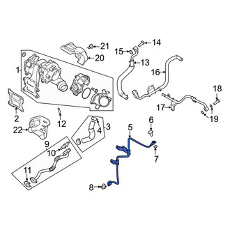 Hyundai OE - Turbocharger Oil Line