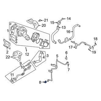 Hyundai OE - Turbocharger Oil Line Gasket