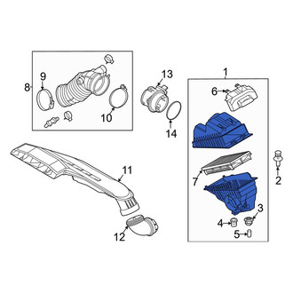 Hyundai OE - Air Filter and Housing Assembly