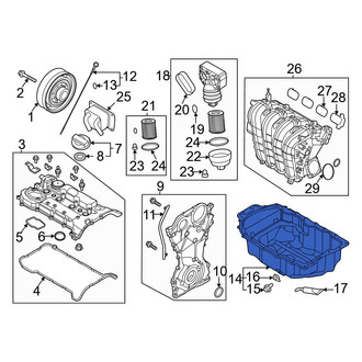 Hyundai OE - Engine Oil Pan