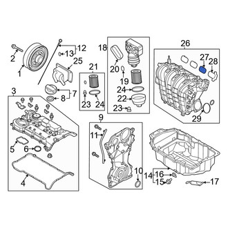 Hyundai OE - Engine Intake Manifold Gasket