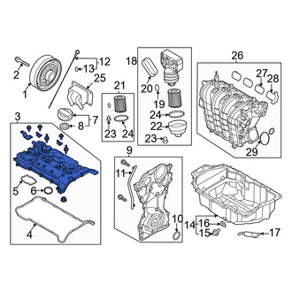Hyundai OE - Engine Valve Cover