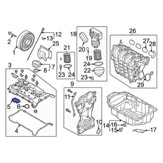 Hyundai OE - Engine Valve Cover Gasket
