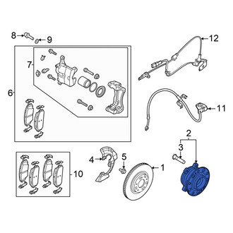 Hyundai OE - Front Wheel Bearing and Hub Assembly