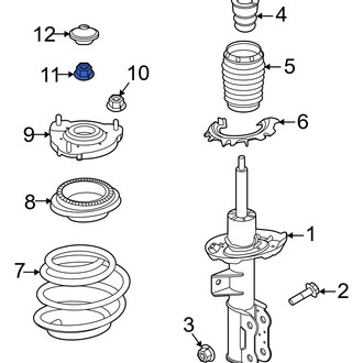 Hyundai OE - Upper Suspension Strut Nut