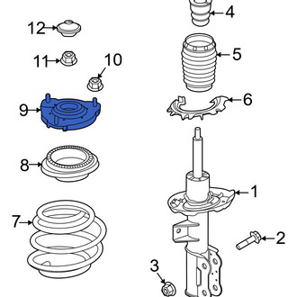 Hyundai OE - Front Suspension Strut Mount